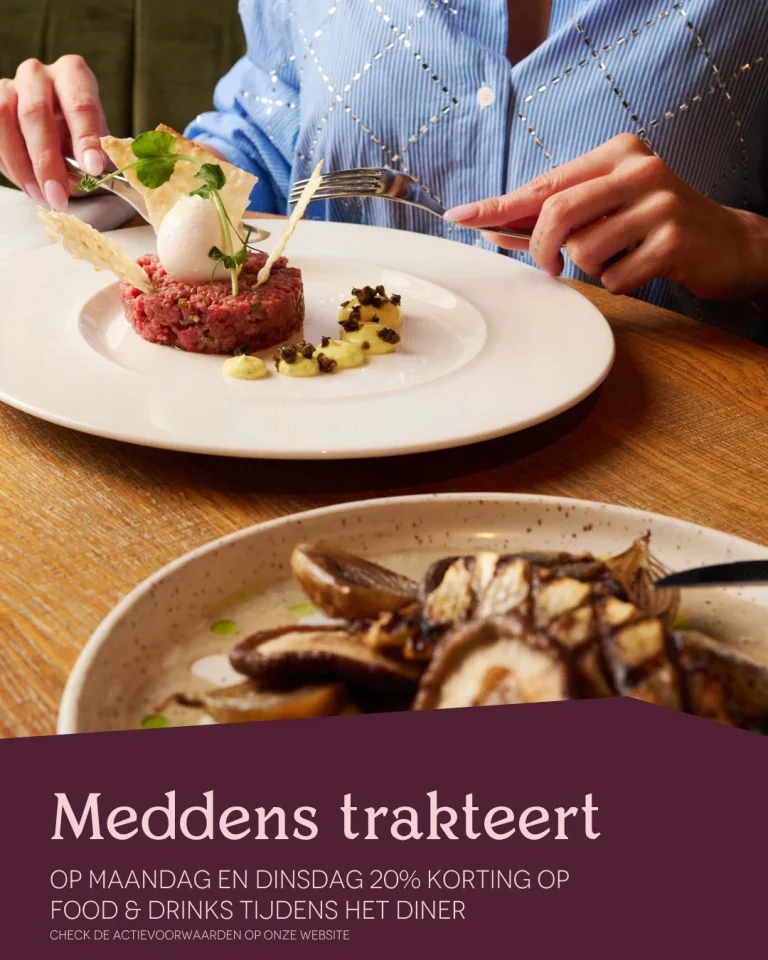 Meddens trakteert uiting